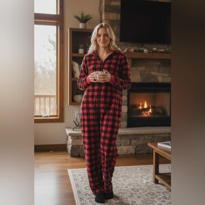 Plaid Women's Pajama Onesie
